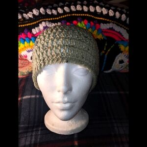 Handmade Crochet Variegated Ponytail  Beanie Hat